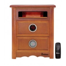 Dr Infrared Heater DR999  1500W  Advanced Dual Heating System with Nightstand Design  Furniture-Grade Cabinet  Remote Control - B00A3T9BHQ